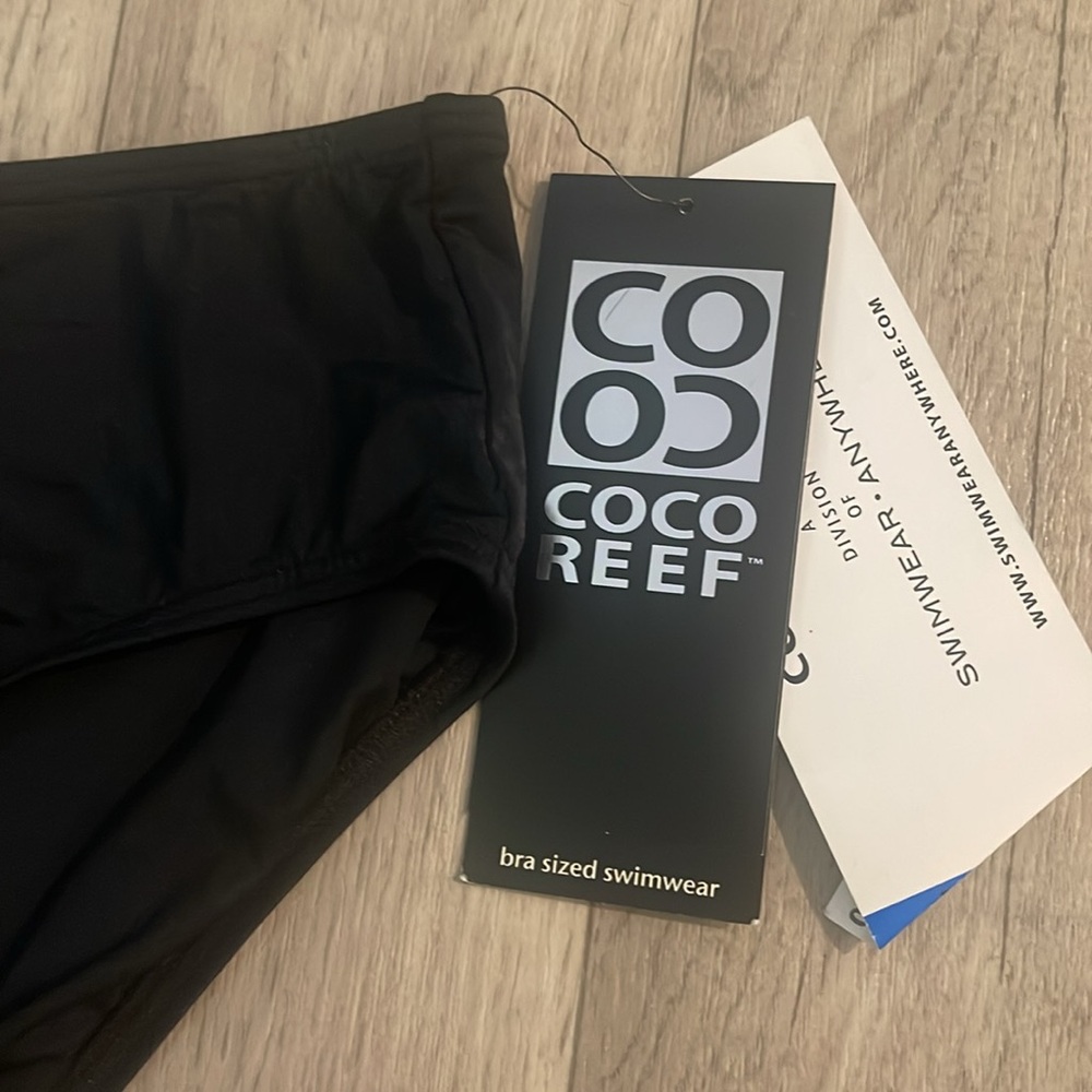 🎉Coco Reef Classic Black Swim Bottom NWT - Picture 2 of 3